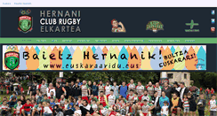 Desktop Screenshot of hernanirugby.com